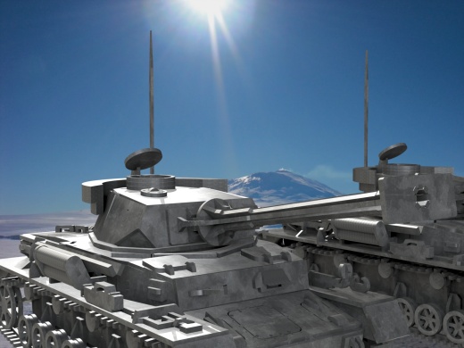 Panzerkampfwagen IV德军坦克模型3D图纸 Solidworks设计 附STEP缩略图